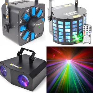 Hyra partyljus 3st Discoljus / Lasrar