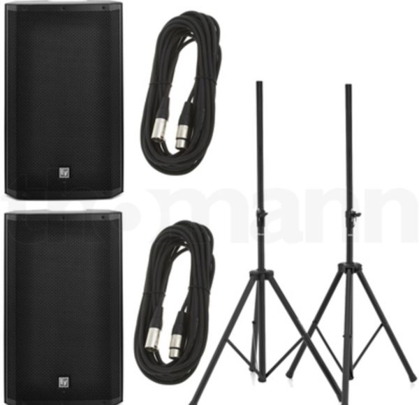 Hyra Högtalare 2000 watt med stativ