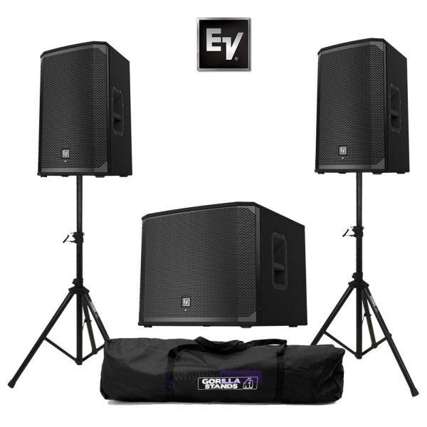 Högtalare 2700 watt aktiv iPhone/dator