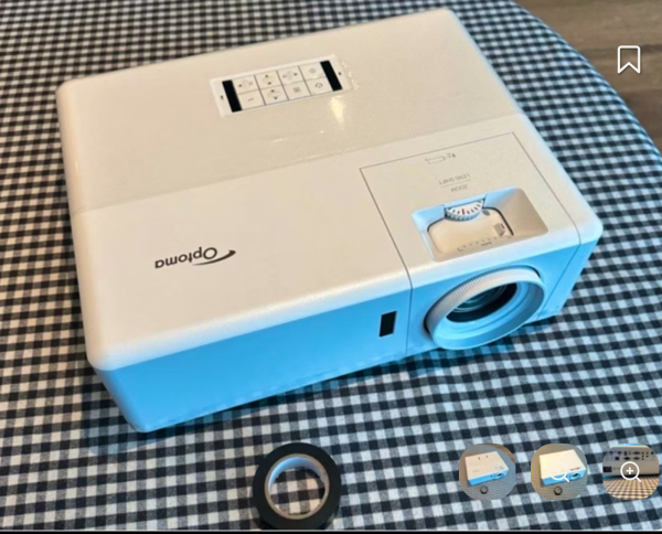 Hyra ljusstark projektor 5500ansi med 2m duk