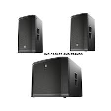 Högtalare 4000 watt aktiv iPhone/dator